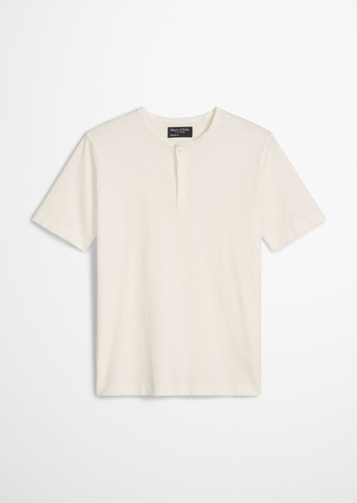 DfC Henley shirt regular — Silky White