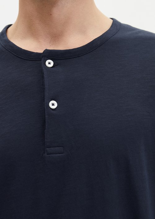 DfC Henley shirt regular — Dark Navy