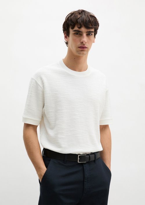 T-shirt loose — Silky White
