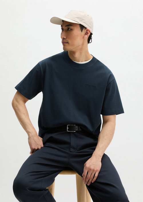 Relaxed T-shirt — Dark Navy