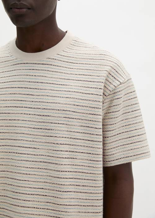 Maglietta DfC rilassata Light Beige in vista dettagliata