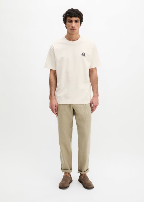 T-shirt loose — Silky White