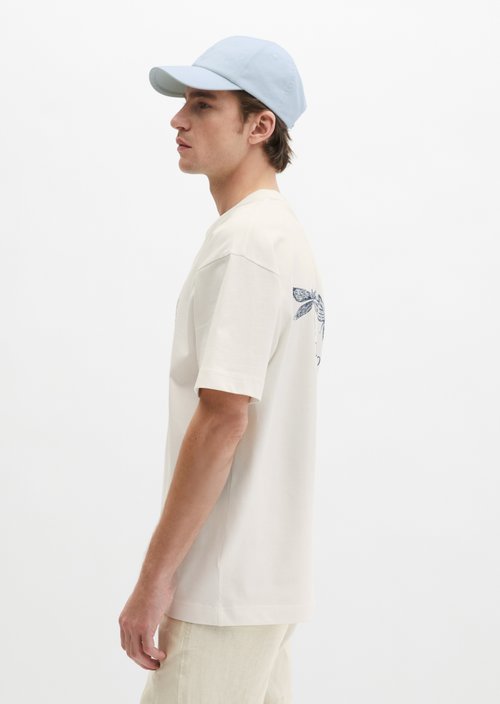 T-shirt loose — Silky White