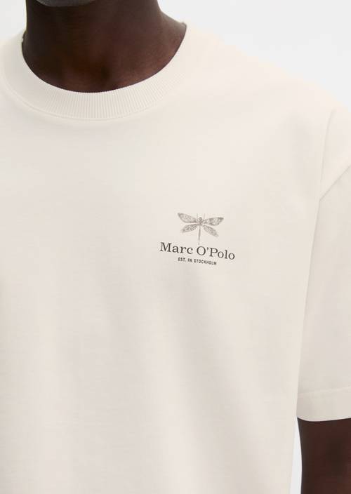 Camiseta suelta Silky White en vista detallada