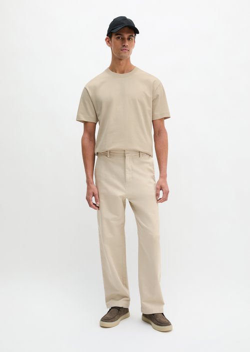 Relaxed T-shirt — Light Oat
