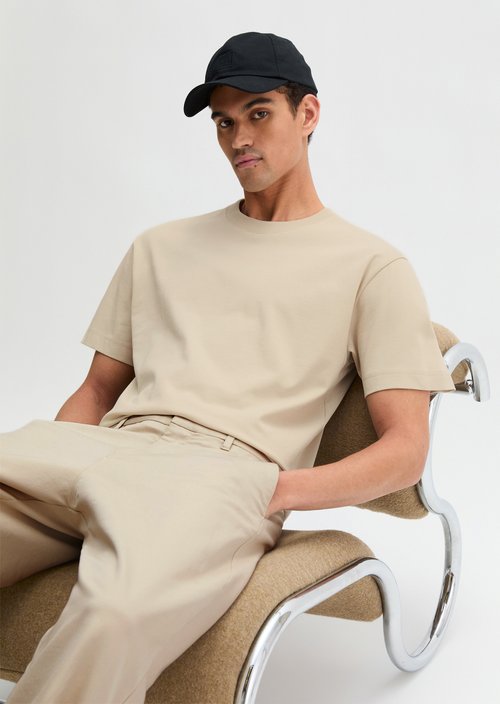 Relaxed T-shirt — Light Oat