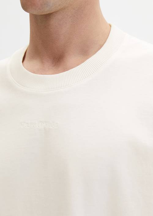 T-shirt loose Silky White en vue détaillée