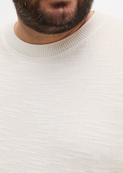 T-shirt loose — Silky White