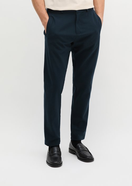 Sweatpants regular garment-dyed — Dark Navy