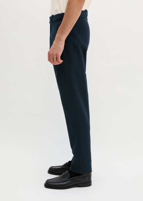 Sweatpants regular garment-dyed — Dark Navy