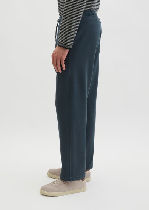 Sweatpants regular garment-dyed — Dark Navy