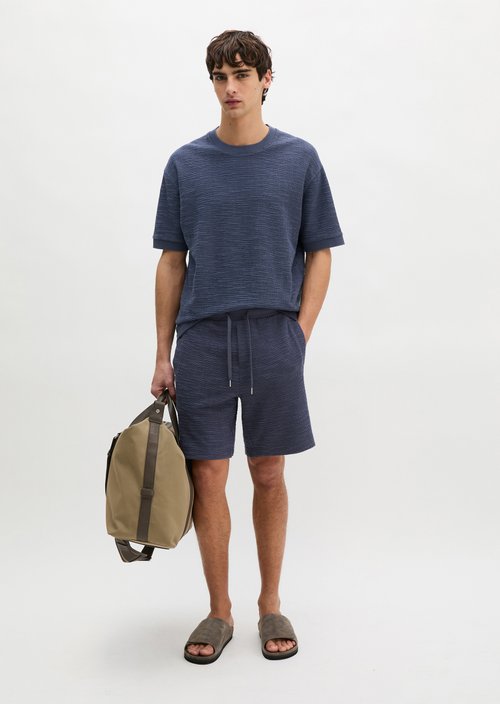 Jersey shorts loose — Faded Blue