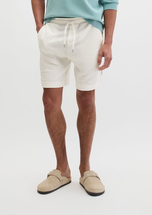 Jersey shorts loose — Silky White