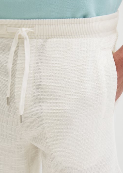 Jersey shorts loose — Silky White