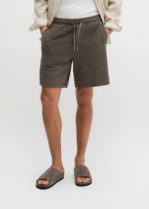 Jersey shorts loose — Dark Nickle