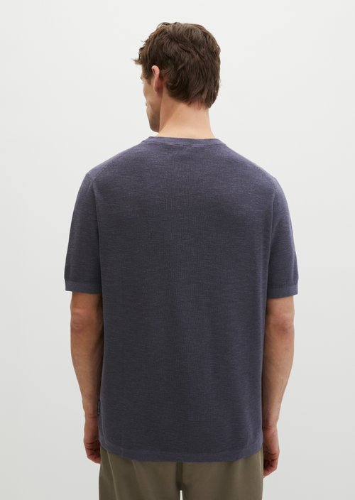 Regular short-sleeved sweater — Faded Blue