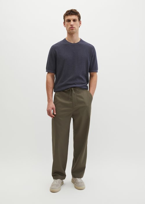 Regular short-sleeved sweater — Faded Blue