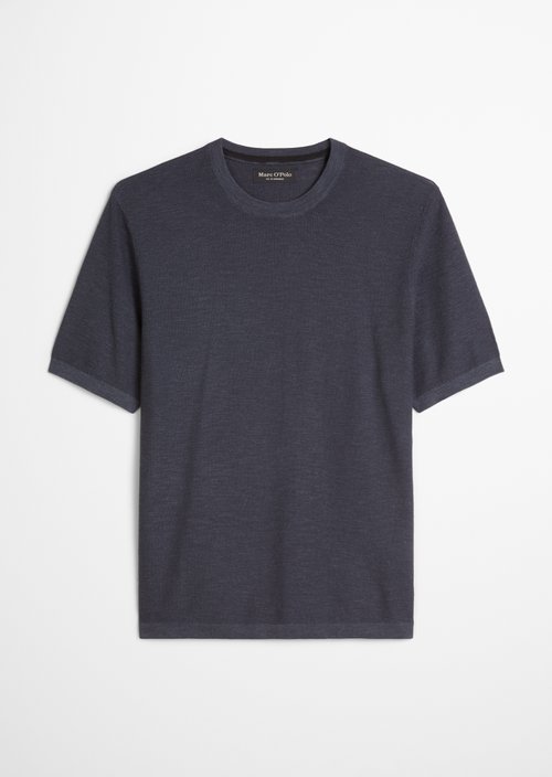 Regular short-sleeved sweater — Faded Blue