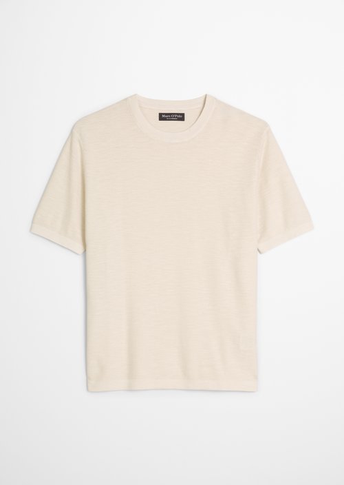 Regular short-sleeved sweater — Chalky Sand