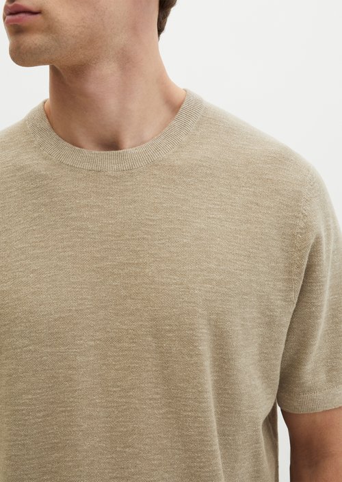Regular short-sleeved sweater — Charleston Gray