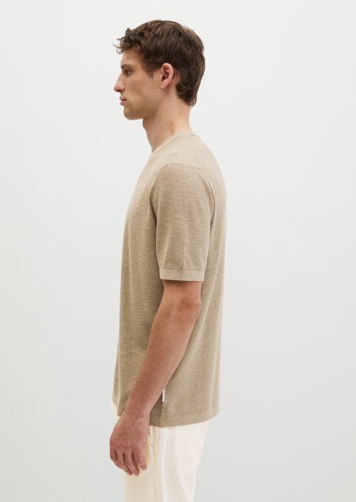 Regular short-sleeved sweater — Charleston Gray