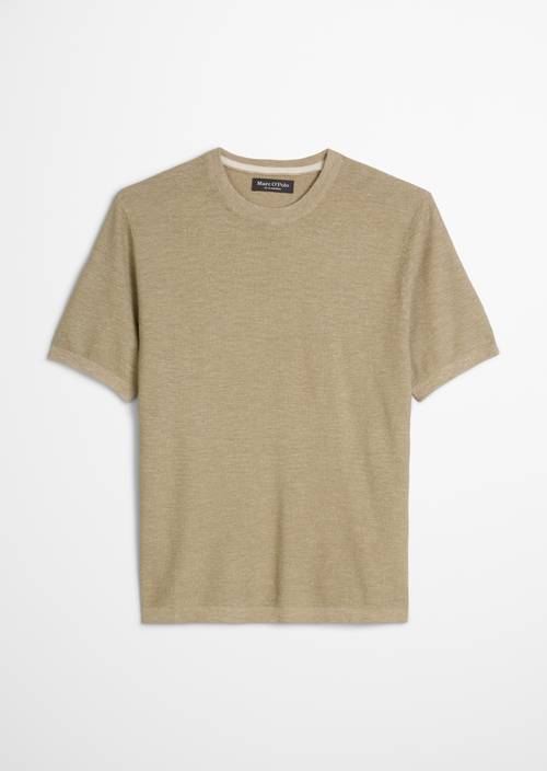 Kurzarm-Pullover regular Charleston Gray in freigestellter Ansicht ohne Model