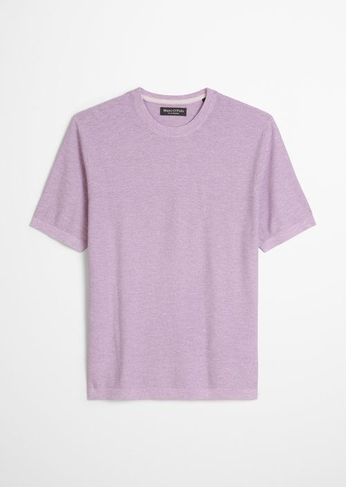 Regular short-sleeved sweater — Scattered Orchid