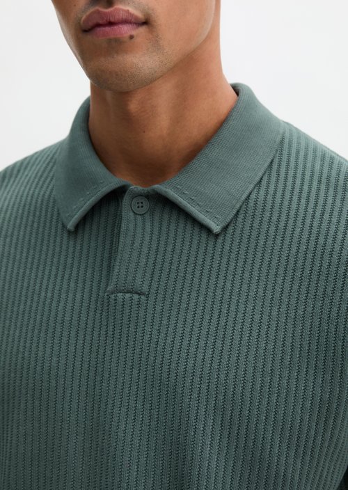 Regular knit polo shirt — Skipping Stone