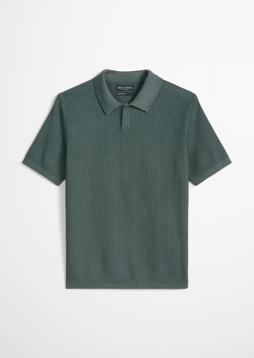 Regular knit polo shirt — Skipping Stone