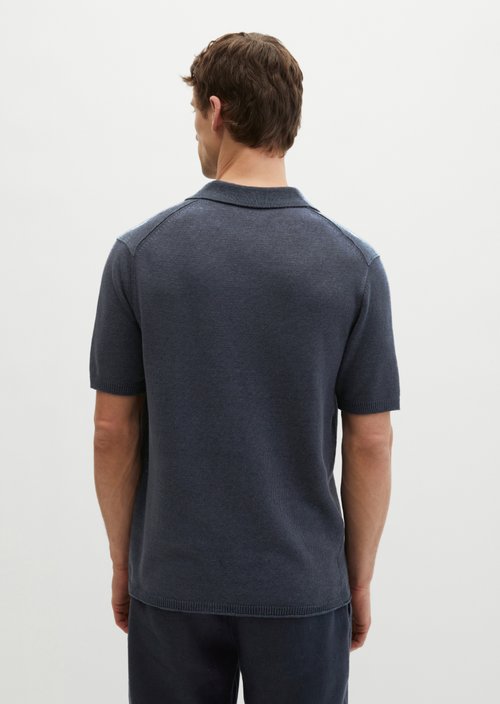 Regular short-sleeved sweater — Faded Blue
