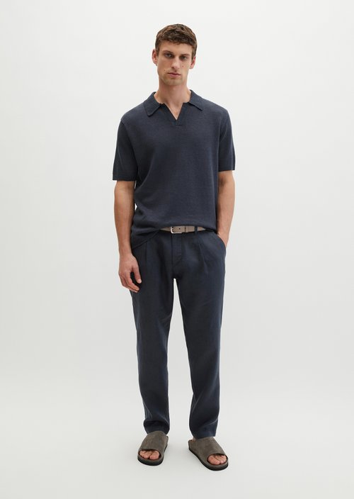 Regular short-sleeved sweater — Faded Blue