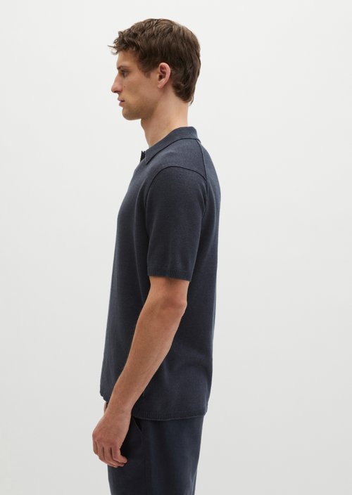 Regular short-sleeved sweater — Faded Blue