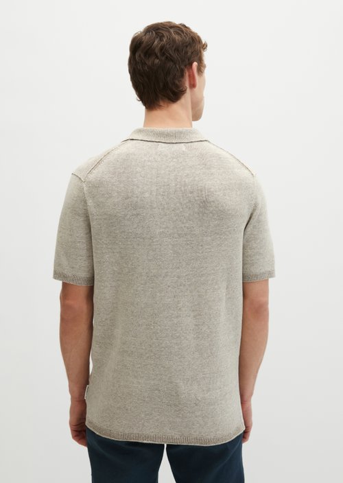 Regular short-sleeved sweater — Chalky Sand