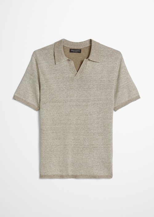 Regular short-sleeved sweater — Chalky Sand