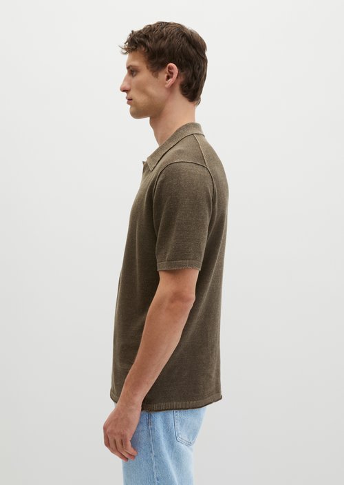 Regular short-sleeved sweater — Dark Nickle