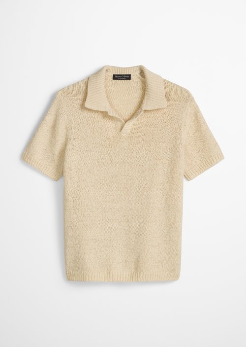 Regular short-sleeved sweater — Chalky Sand