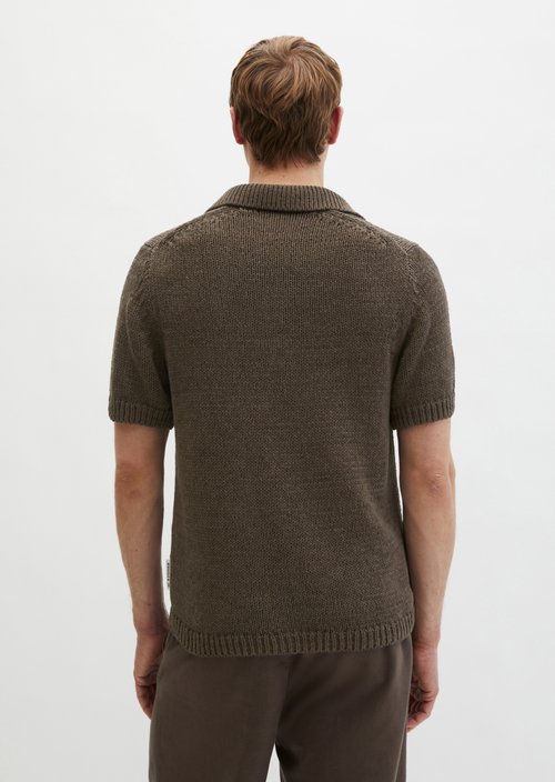 Regular short-sleeved sweater — Dark Nickle