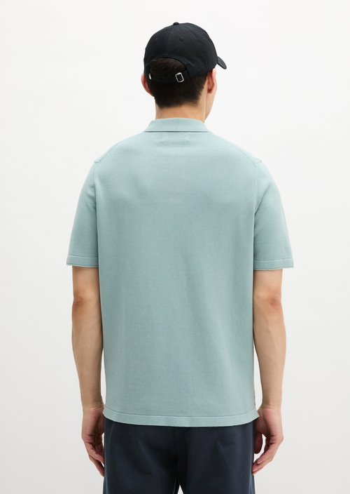 Regular knit polo shirt — Midnight Moss