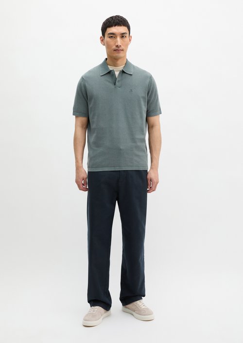 Regular knit polo shirt — Skipping Stone