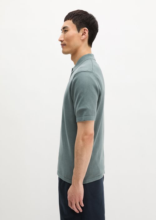 Regular knit polo shirt — Skipping Stone