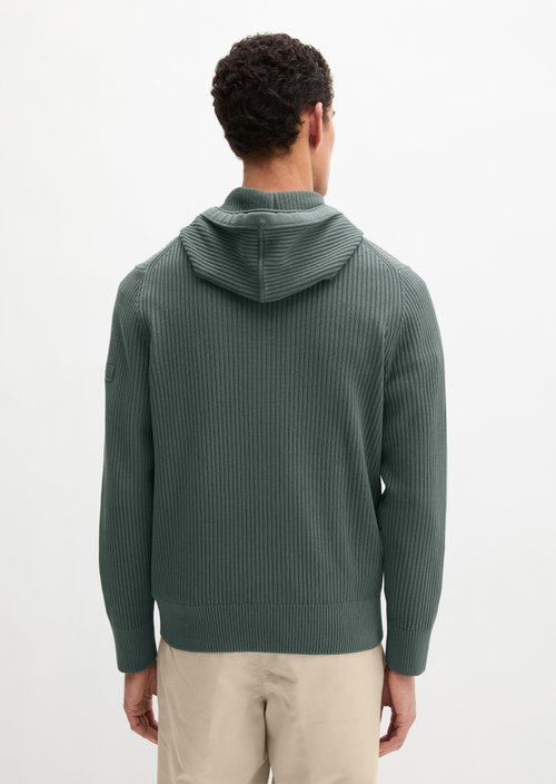 Hooded cardigan regular — Skipping Stone