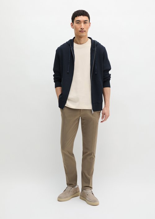 Hooded cardigan regular — Dark Navy