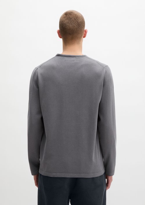 Regular fine knit sweater — Grey Morn