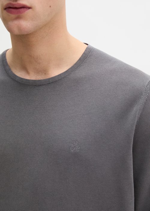 Regular fine knit sweater — Grey Morn