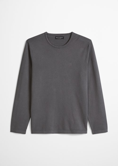 Regular fine knit sweater — Grey Morn