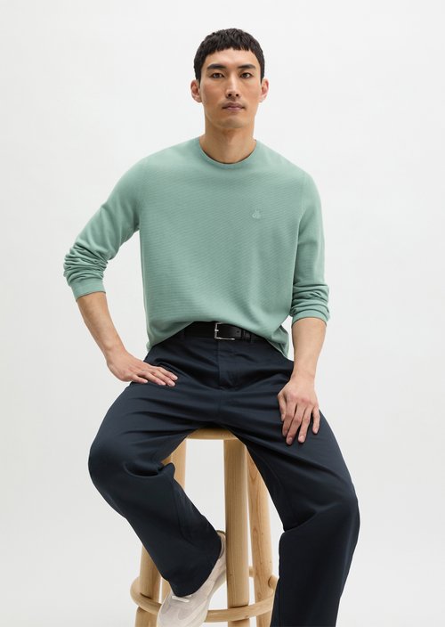 Regular fine knit sweater — Midnight Moss