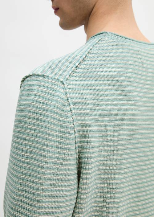 Pullover regular Midnight Moss in Detailansicht