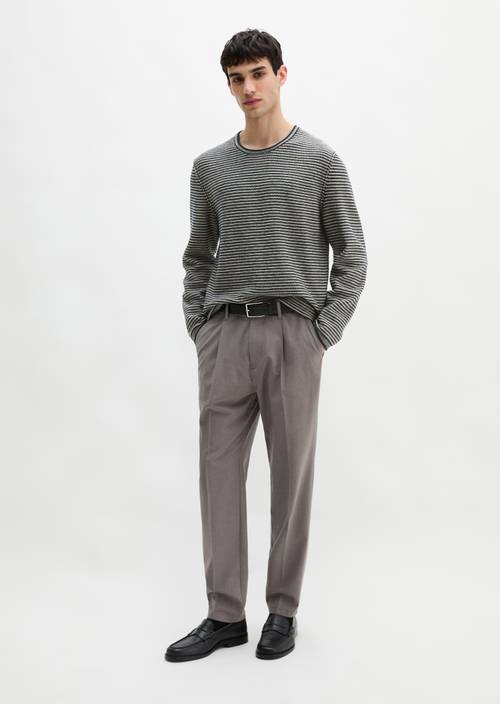Sweater regular Dark Navy in front view