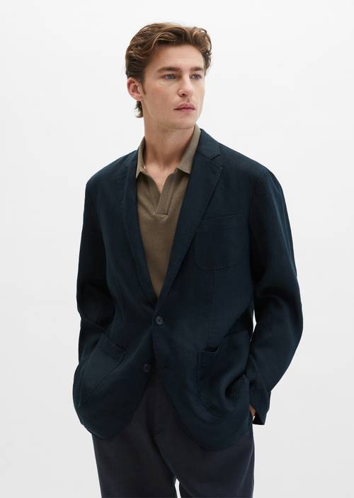 Jasje gevormd Dark Navy in vooraanzicht