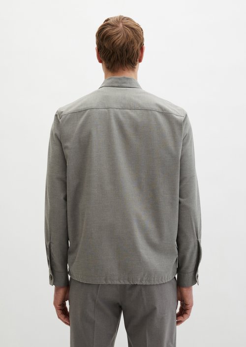 Overshirt — Medium Beige Melange